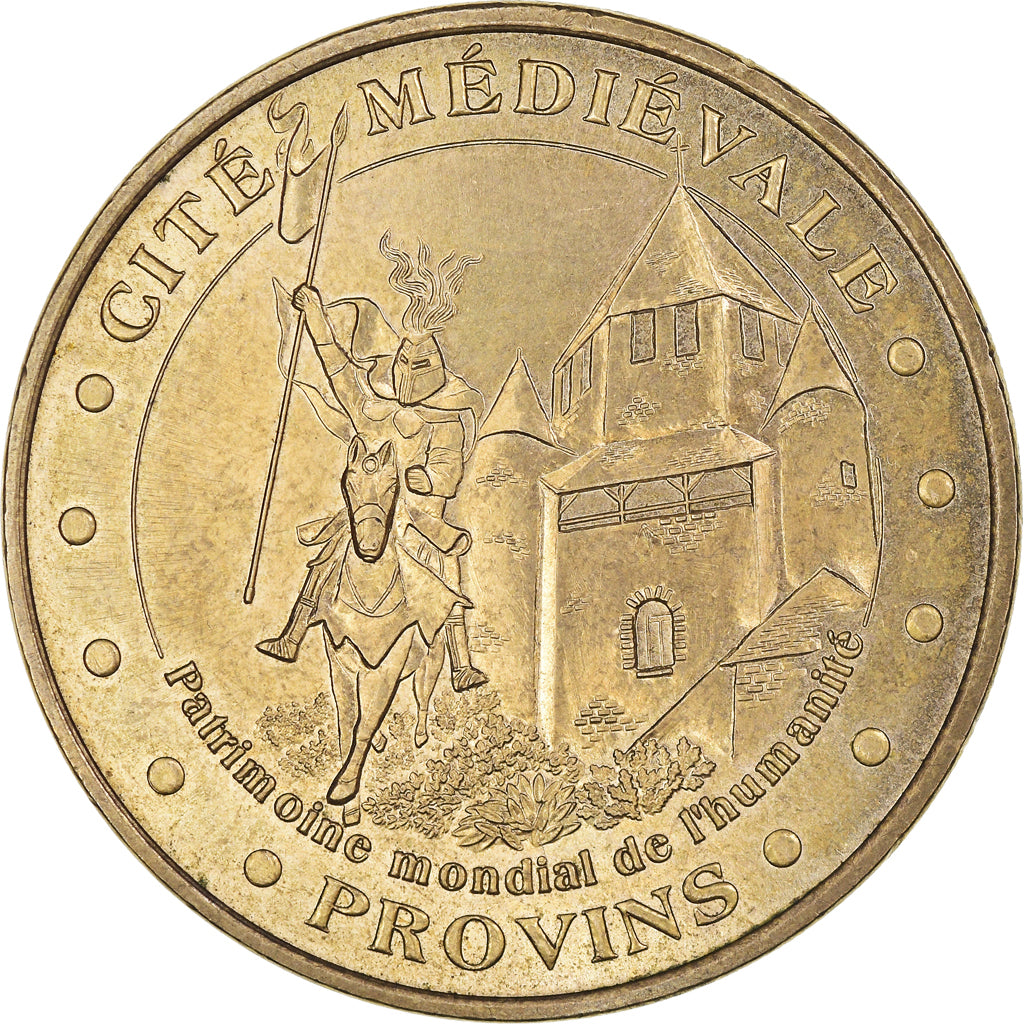 France, Token, Monnaie De Paris., 2009, Tourist Token, Provins - Cité