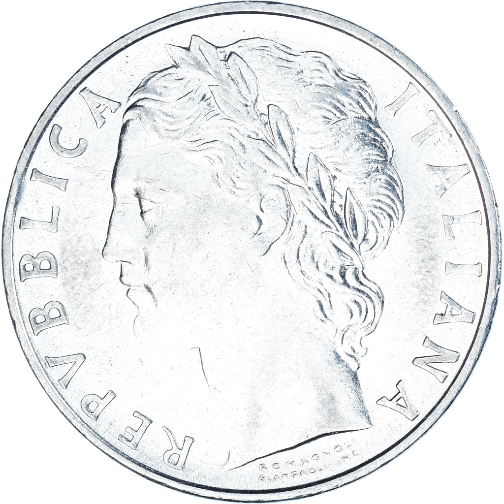 Moeda, Itália, 100 Lire, 1975, Rome, MS(63), Aço Inoxidável, KM:96.1