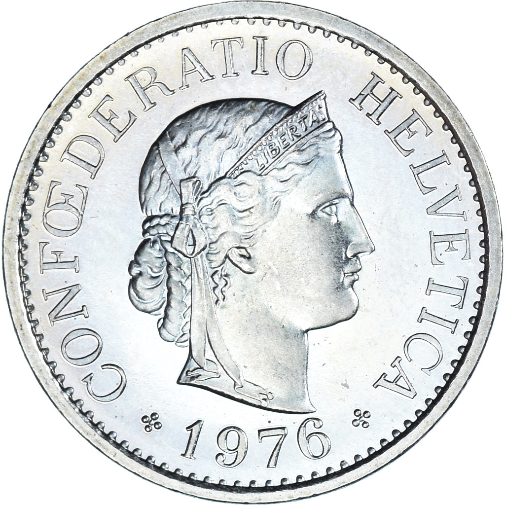 Moneda, Suiza, 10 Rappen, 1976, Bern, BE, SC, Cobre - níquel, KM:27