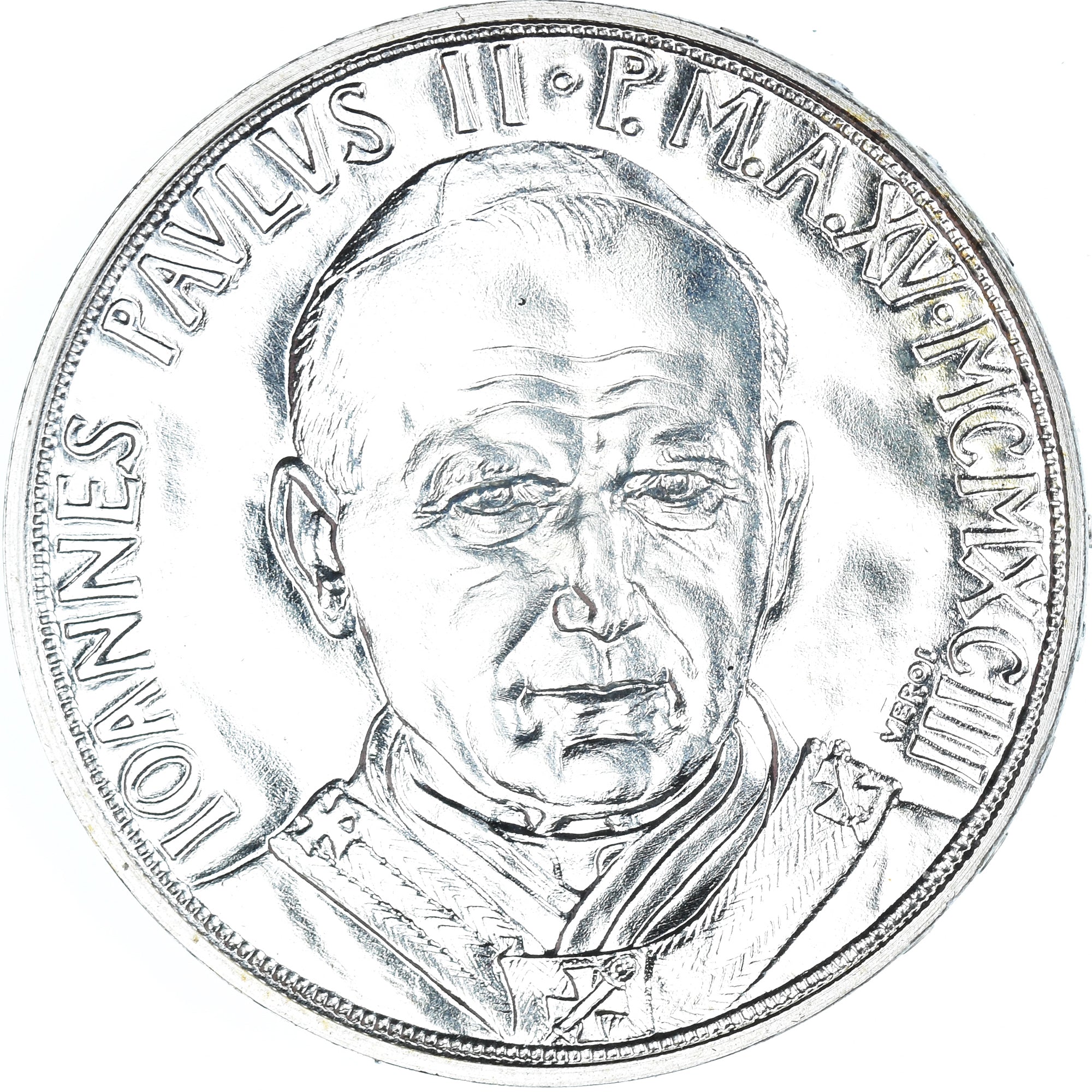 Coin, VATICAN CITY, John Paul II, 1000 Lire, 1993, FDC, MS(65-70), Silver