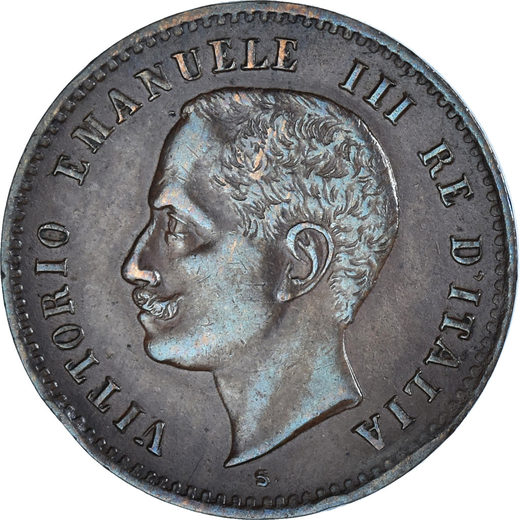 Moneda, Italia, Vittorio Emanuele III, 2 Centesimi, 1903, Rome, MBC+, Bronce