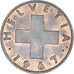 Moneda, Suiza, 2 Rappen, 1967, Bern, MBC, Bronce, KM:47