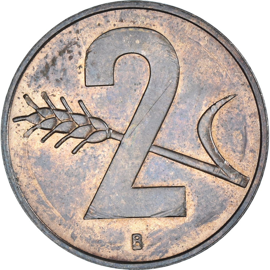 Moneda, Suiza, 2 Rappen, 1967, Bern, MBC, Bronce, KM:47
