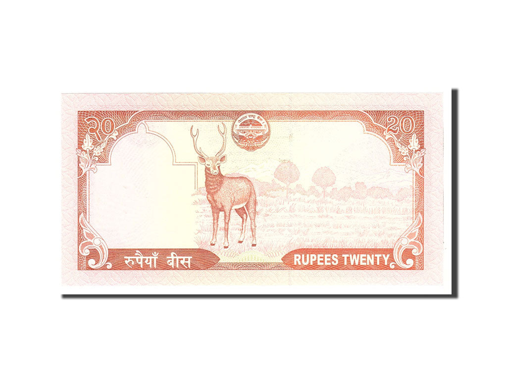 Banknot, Nepal, 20 Rupees, 2002, Undated, KM:47, UNC(65-70)
