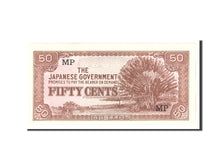 Banknote, MALAYA, 50 Cents, 1942, Undated, KM:M4b, UNC(65-70)