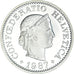 Coin, Switzerland, 10 Rappen, 1987, Bern, BE, MS(65-70), Copper-nickel, KM:27