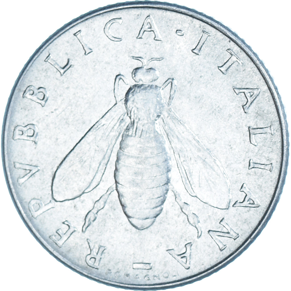 Coin, Italy, 2 Lire, 1954, Rome, EF(40-45), Aluminum, KM:94