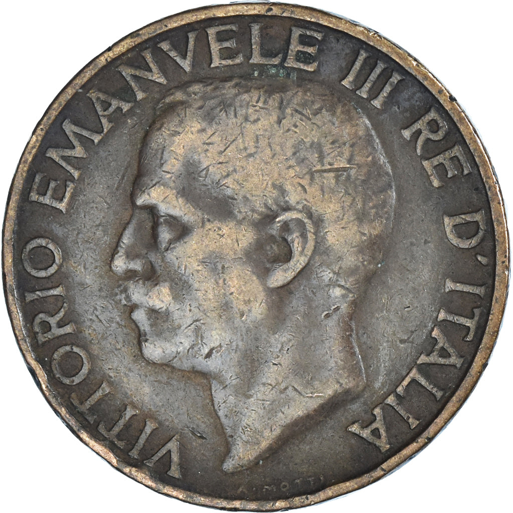 Münze, Italien, Vittorio Emanuele III, 10 Centesimi, 1931, Rome, S+, Bronze