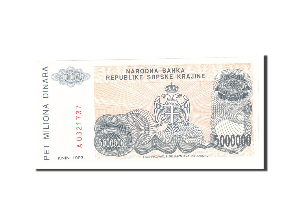 Banconote, Croazia, 500,000 Dinara, 1993, KM:R23a, Undated, FDS