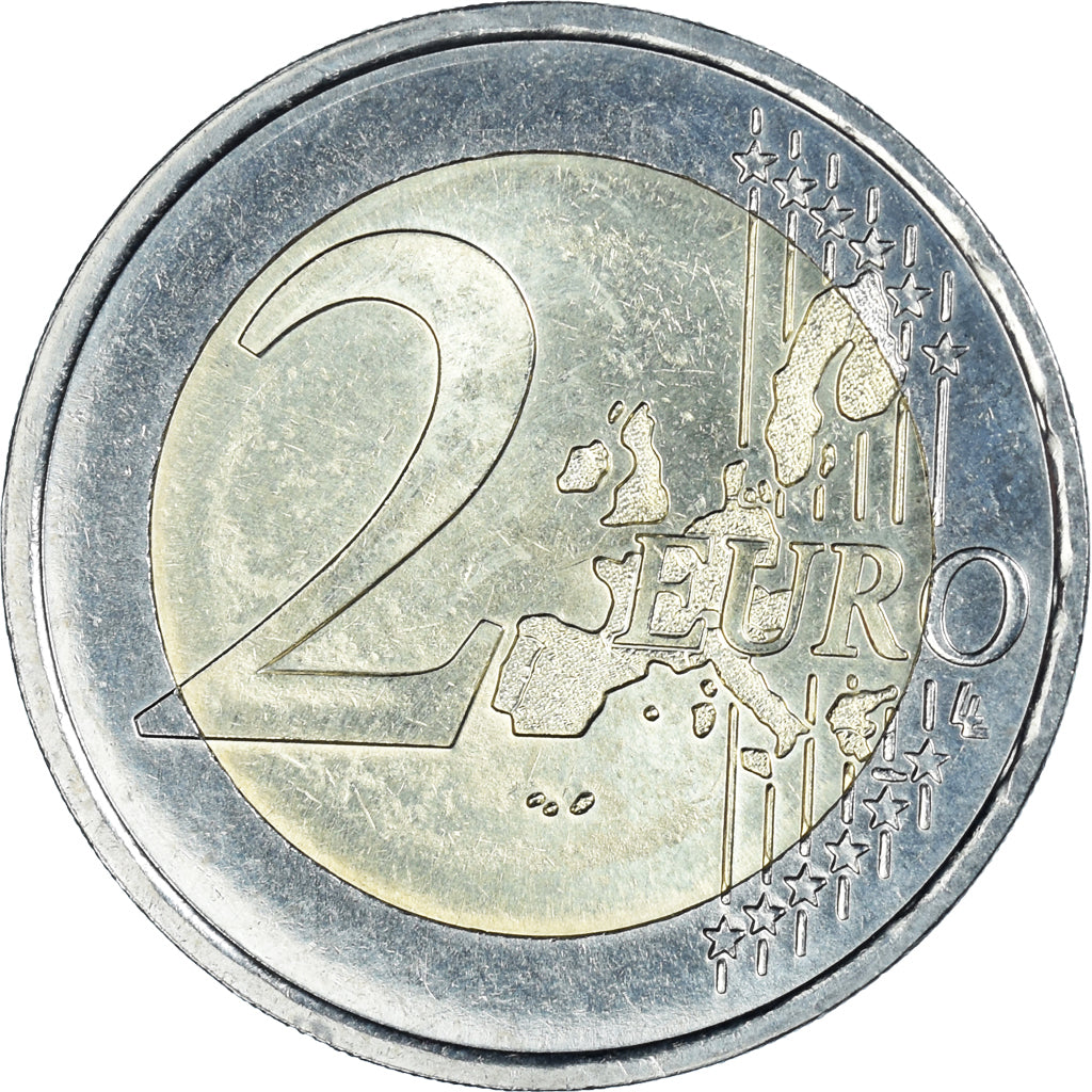 Monaco, 2 Euro, 2001, Paris, MS(63), Bi-Metallic, KM:186