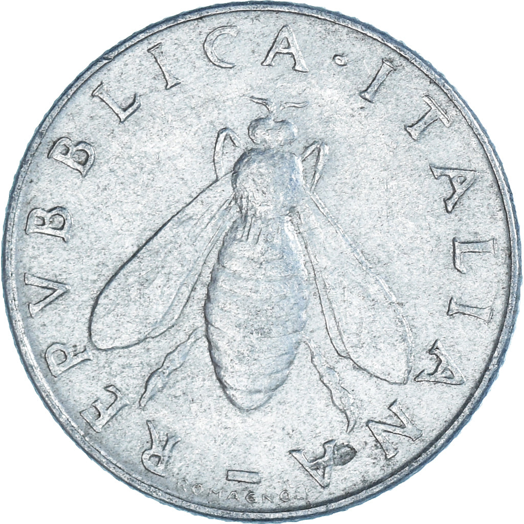 Moeda, Itália, 2 Lire, 1957, Rome, EF(40-45), Alumínio, KM:94