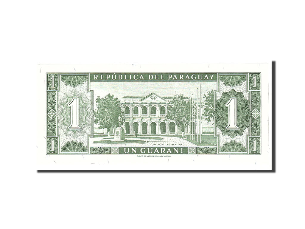 Billete, 1 Guarani, 1952, Paraguay, KM:193a, Undated, UNC
