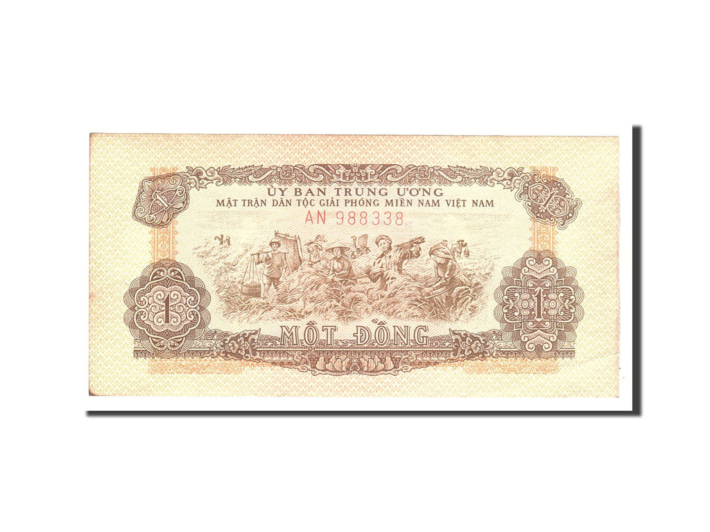 Banknote, South Viet Nam, 1 D<ox>ng, 1968, Undated, KM:R4, AU(55-58)