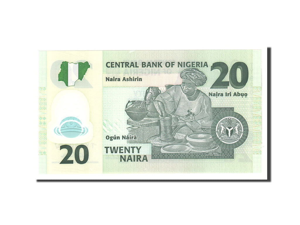 Banknote, Nigeria, 20 Naira, 2009, Undated, KM:34e, UNC(65-70)
