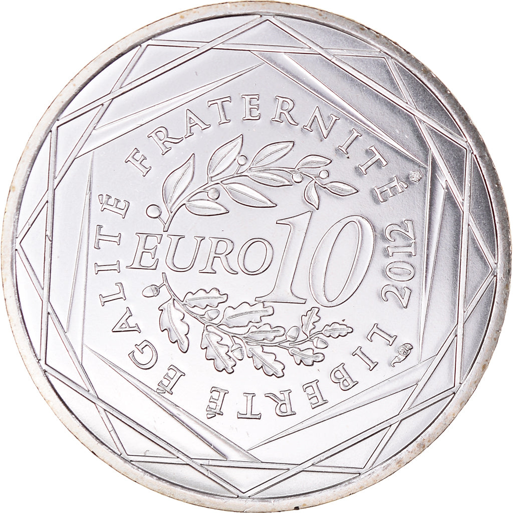 France, 10 Euro, 2012, Paris, Ile De France, FDC, Argent, Gadoury:EU514, KM:1875