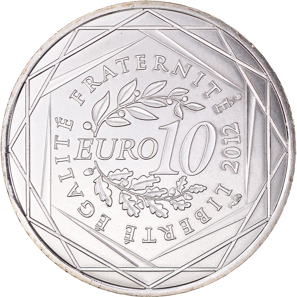 France, 10 Euro, 2012, Paris, Limousin, MS(65-70), Silver, Gadoury:EU514