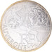France, 10 Euro, 2012, Paris, Auvergne, MS(65-70), Silver, KM:1864
