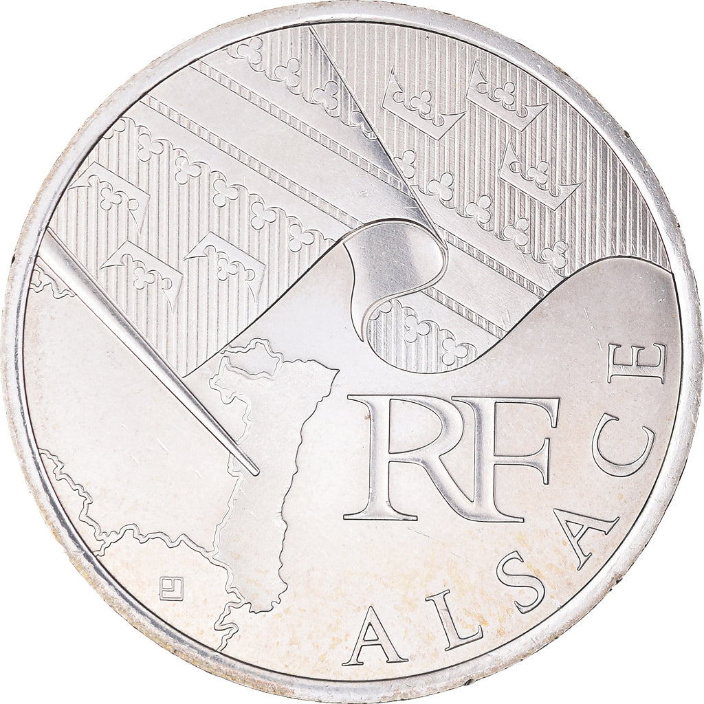 Francia, 10 Euro, Alsace, 2010, Paris, SC, Plata, KM:1652