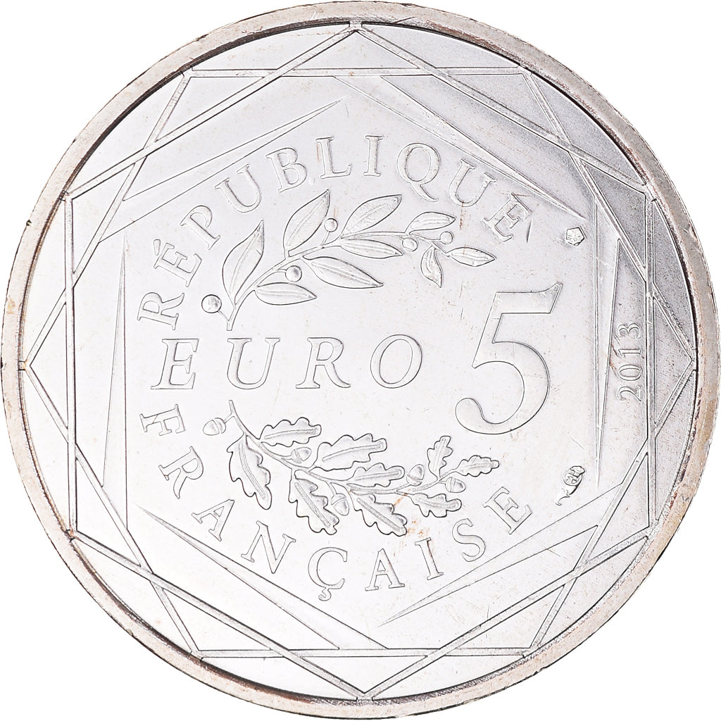 France, 5 Euro, 2013, Liberté, MS(65-70), Billon, KM:1758