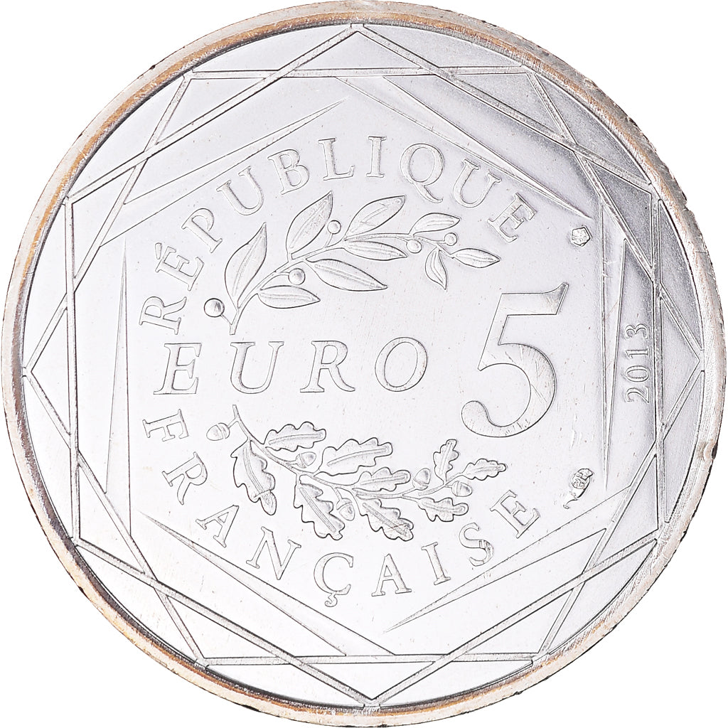 France, 5 Euro, 2013, Egalité, MS(65-70), Billon, KM:1759