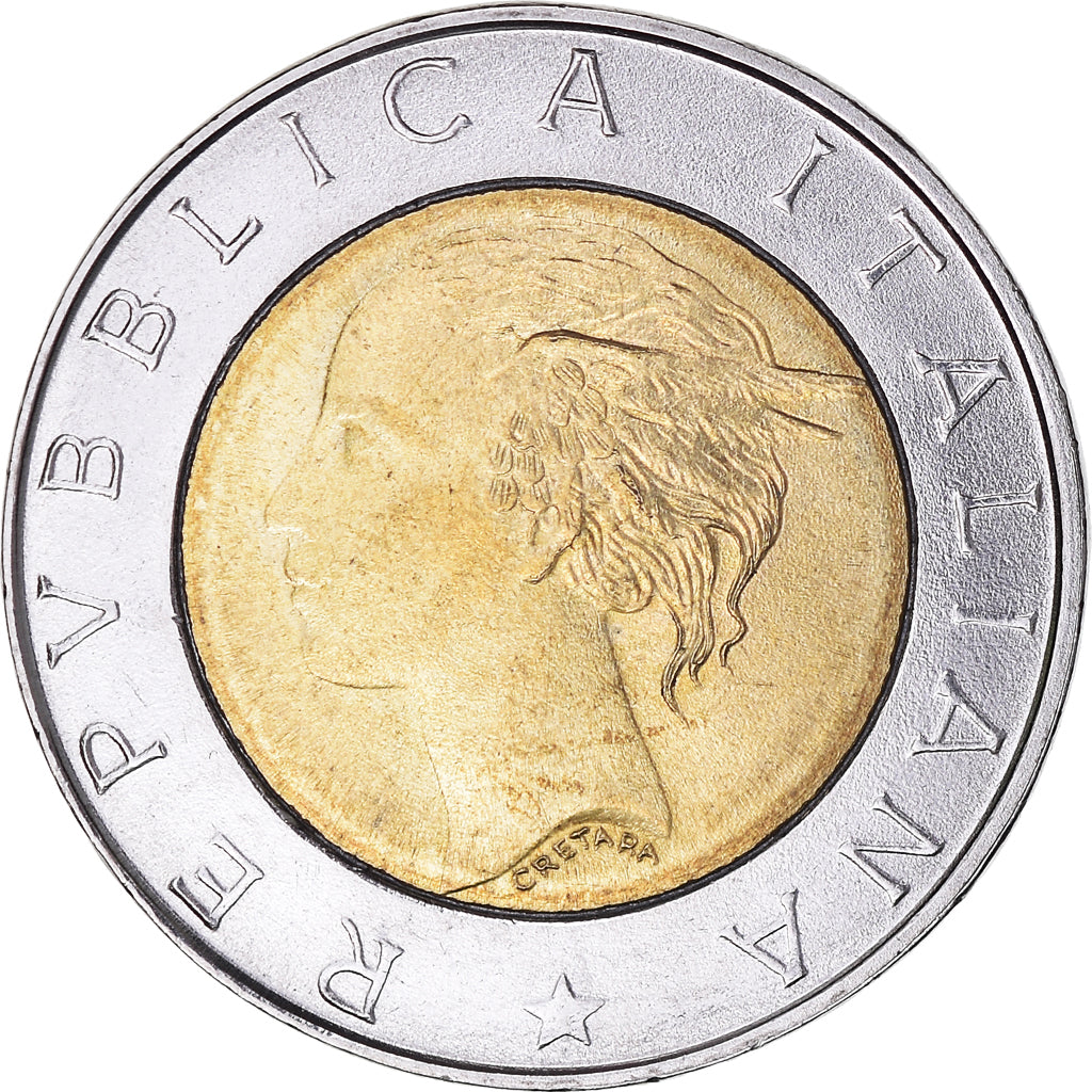 Munten, Italië, 500 Lire, 1997, Rome, PR, Bi-Metallic, KM:187