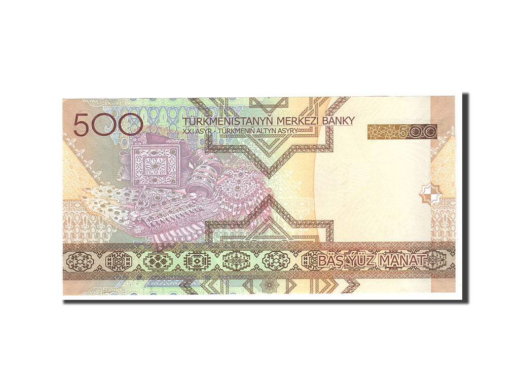 Banknote, Turkmenistan, 500 Manat, 2005, Undated, KM:19, UNC(65-70)
