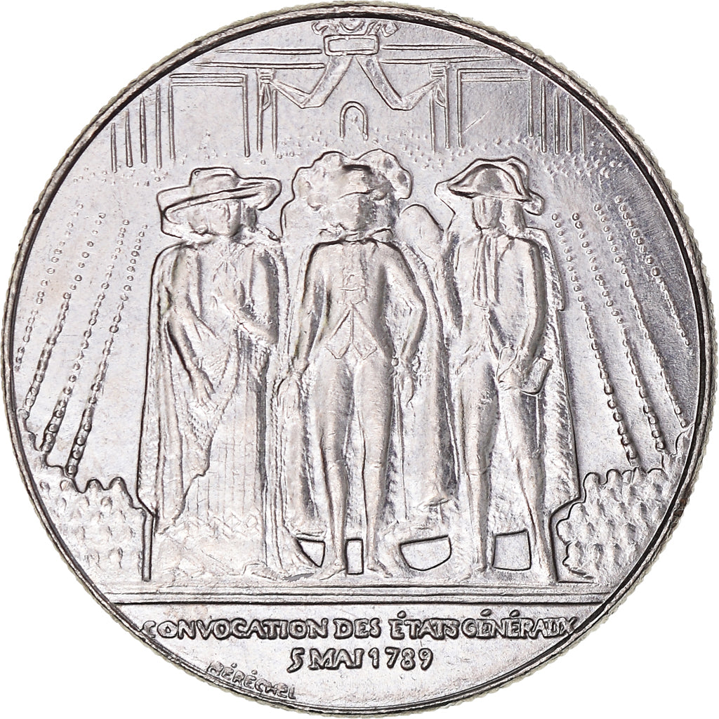 Munten, Frankrijk, 1 Franc, 1989, ZF, Nickel, KM:967, Gadoury:477
