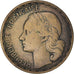 Moneda, Francia, Guiraud, 50 Francs, 1951, Beaumont - Le Roger, BC+, Aluminio -