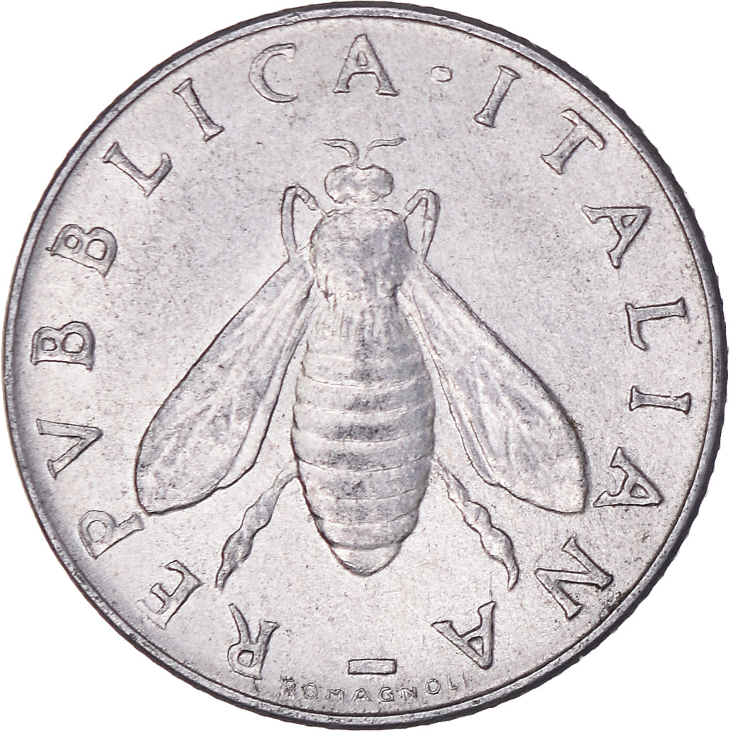 Coin, Italy, 2 Lire, 1954, Rome, EF(40-45), Aluminium, KM:94