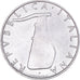 Moneda, Italia, 5 Lire, 1974, Rome, SC, Aluminio, KM:92