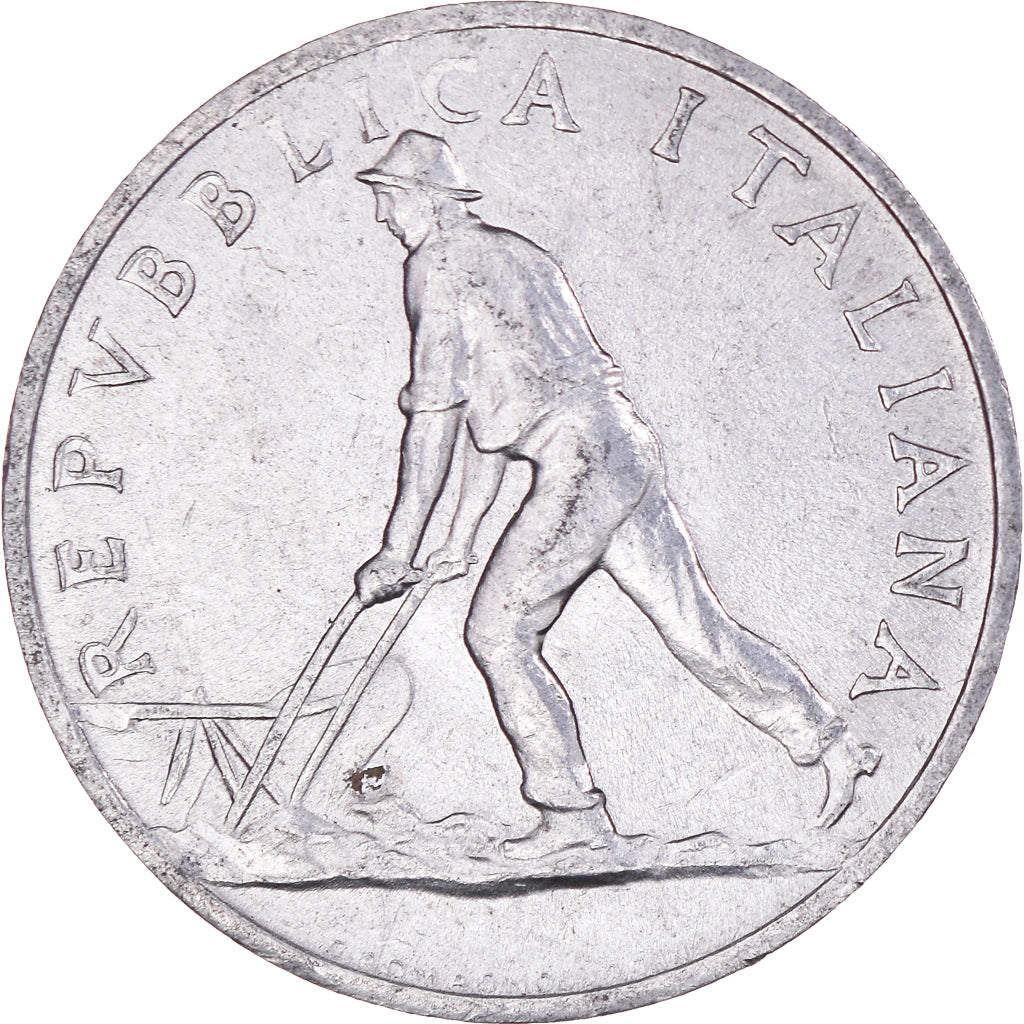Coin, Italy, 2 Lire, 1948, Rome, EF(40-45), Aluminum, KM:88