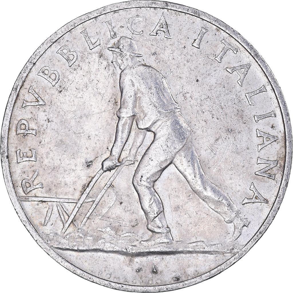 Moneta, Italia, 2 Lire, 1948, Rome, MB, Alluminio, KM:88