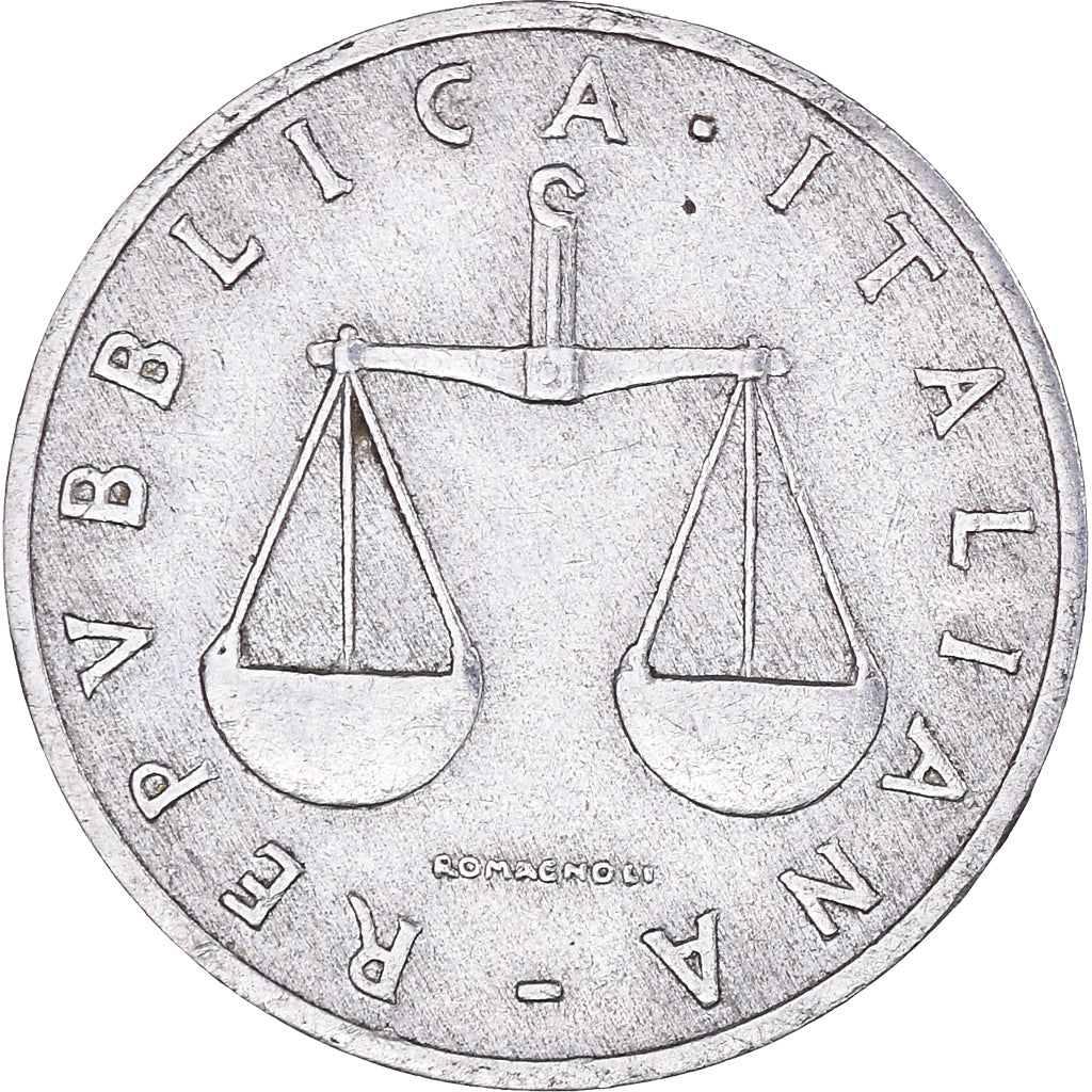 Coin, Italy, Lira, 1951, Rome, VF(30-35), Aluminum, KM:91