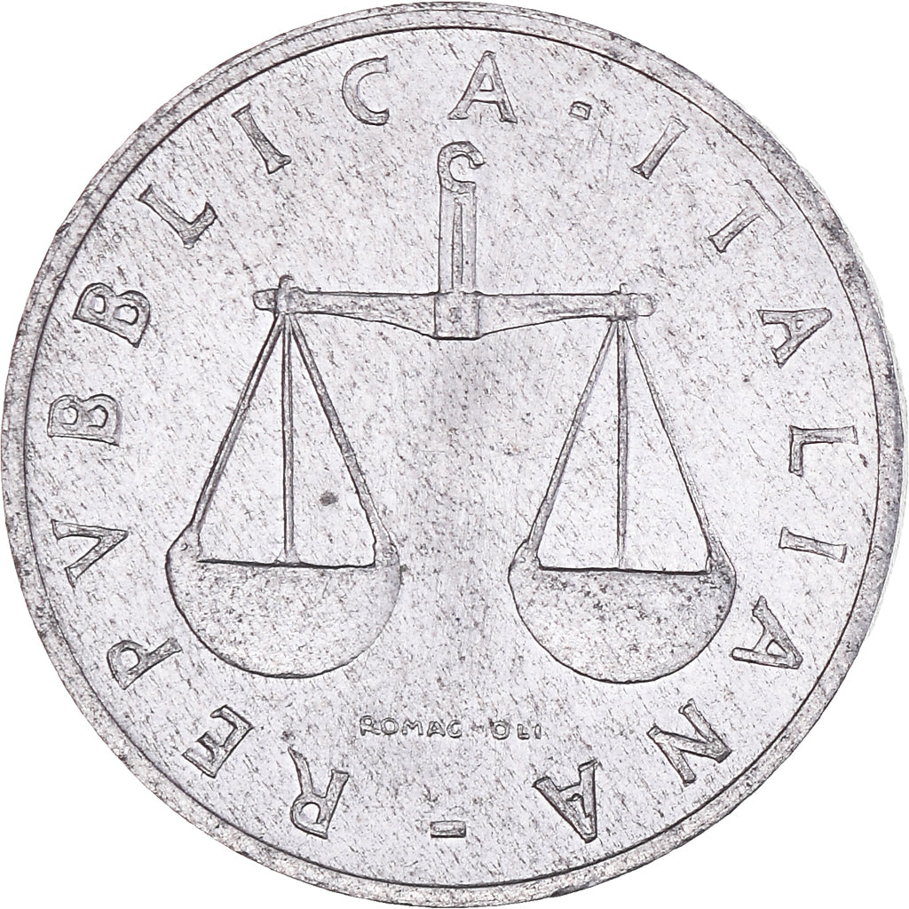 Munten, Italië, Lira, 1958, Rome, FR, Aluminium, KM:91