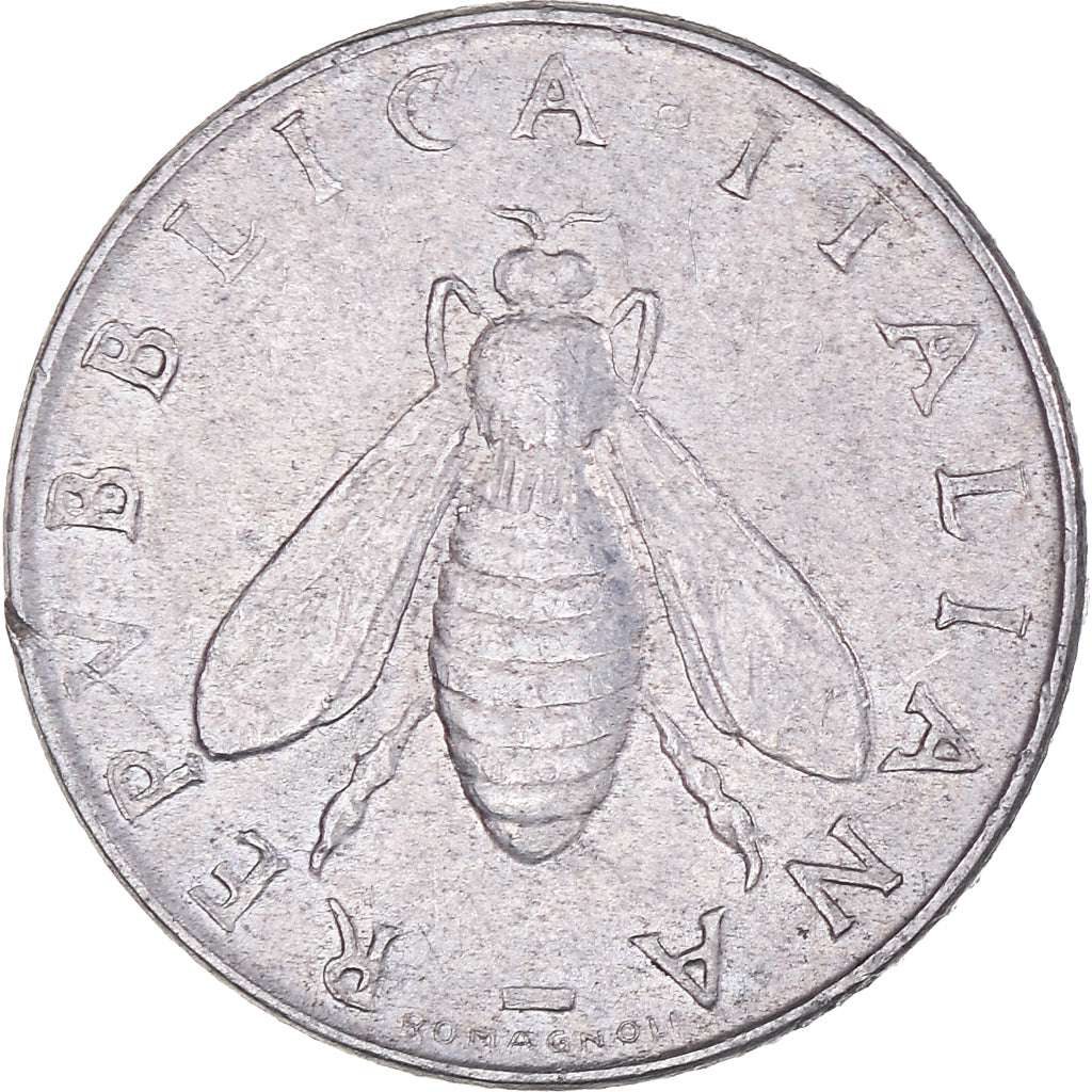 Moneta, Italia, 2 Lire, 1954, Rome, BB, Alluminio, KM:91