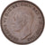 Moneta, Gran Bretagna, George VI, Farthing, 1944, BB+, Bronzo, KM:843