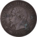 Monnaie, France, Napoleon III, Napoléon III, 2 Centimes, 1855, Bordeaux, TB