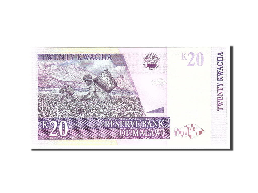 Banknote, Malawi, 20 Kwacha, 2006, 2006-10-31, KM:52c, UNC(65-70)