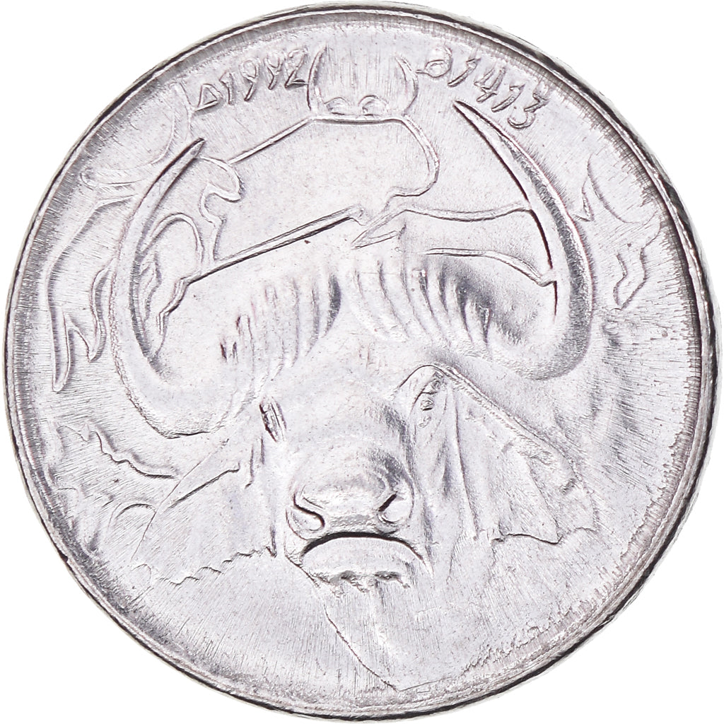 Moneta, Algeria, Dinar, 1992/AH1413, SPL-, Acier inoxydable, KM:129