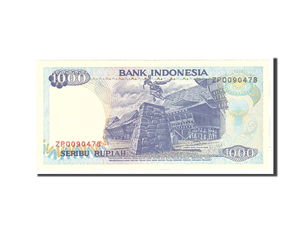 Billet, Indonésie, 1000 Rupiah, 1992, Undated, KM:129a, SPL