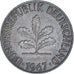 Moneta, Niemcy - RFN, 2 Pfennig, 1967, Hambourg, EF(40-45), Brązowy, KM:106