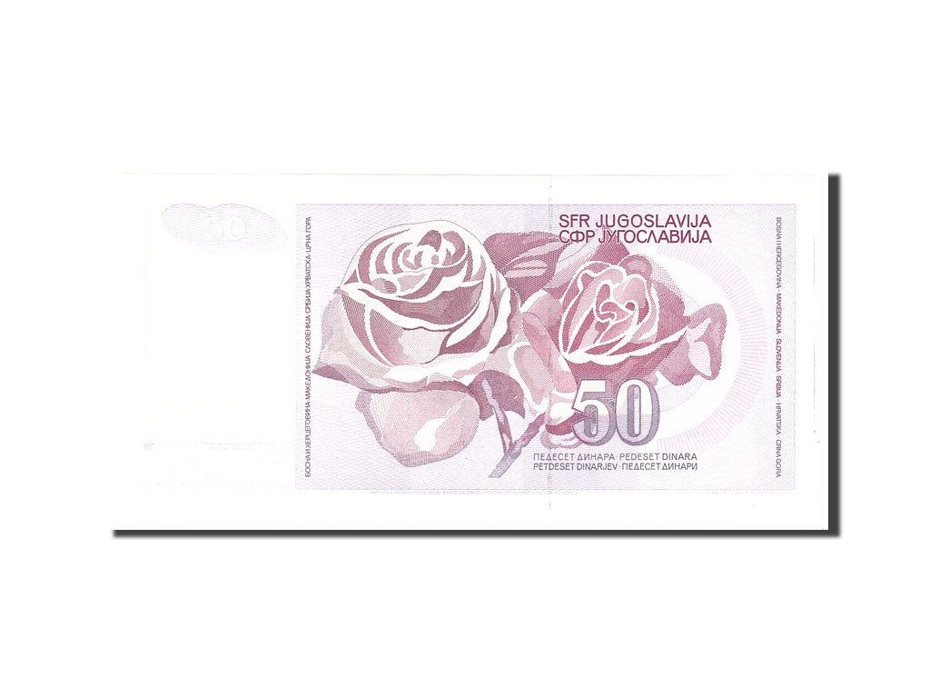 Banknote, Yugoslavia, 50 Dinara, 1990, 1990-06-01, KM:104, UNC(65-70)