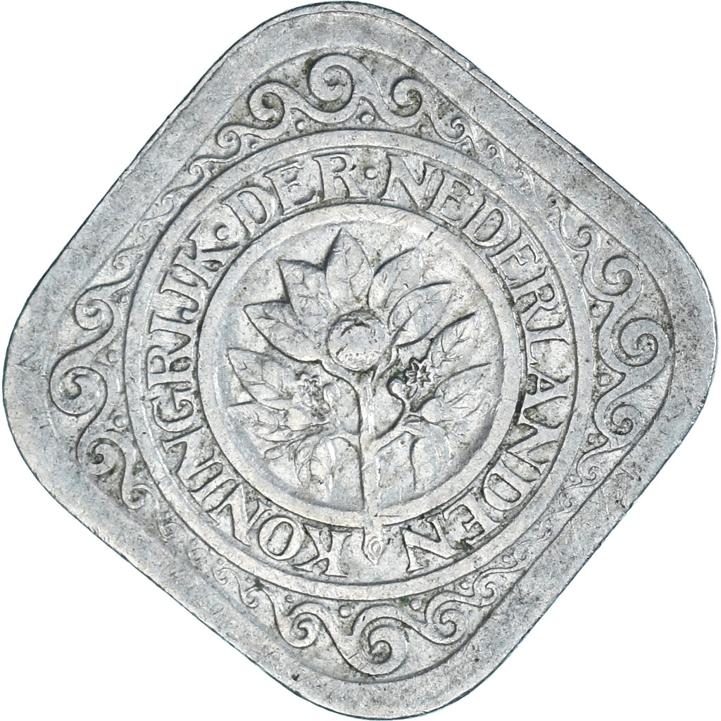 Coin, Netherlands, 5 Cents, 1914, EF(40-45), Copper-nickel, KM:153