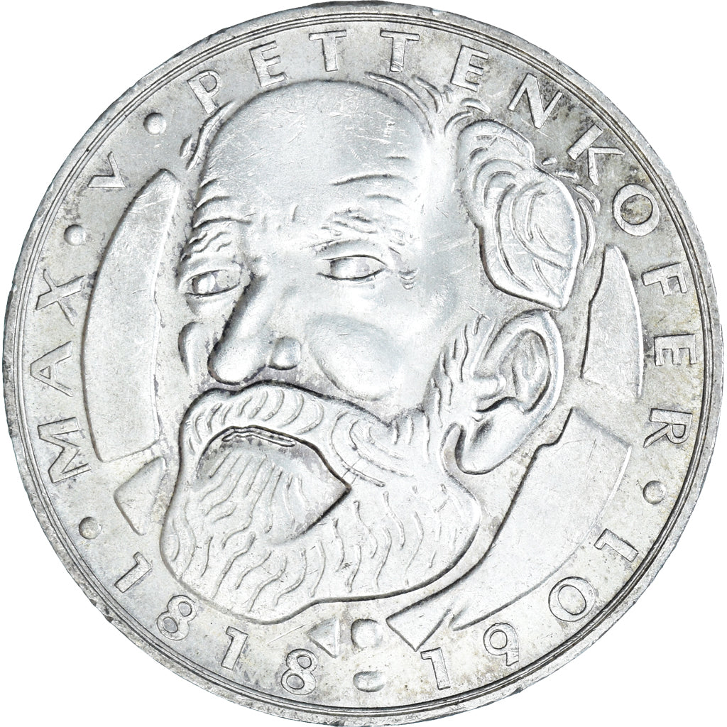 Moneta, GERMANIA - REPUBBLICA FEDERALE, 5 Mark, 1968, Munich, Germany, 150th