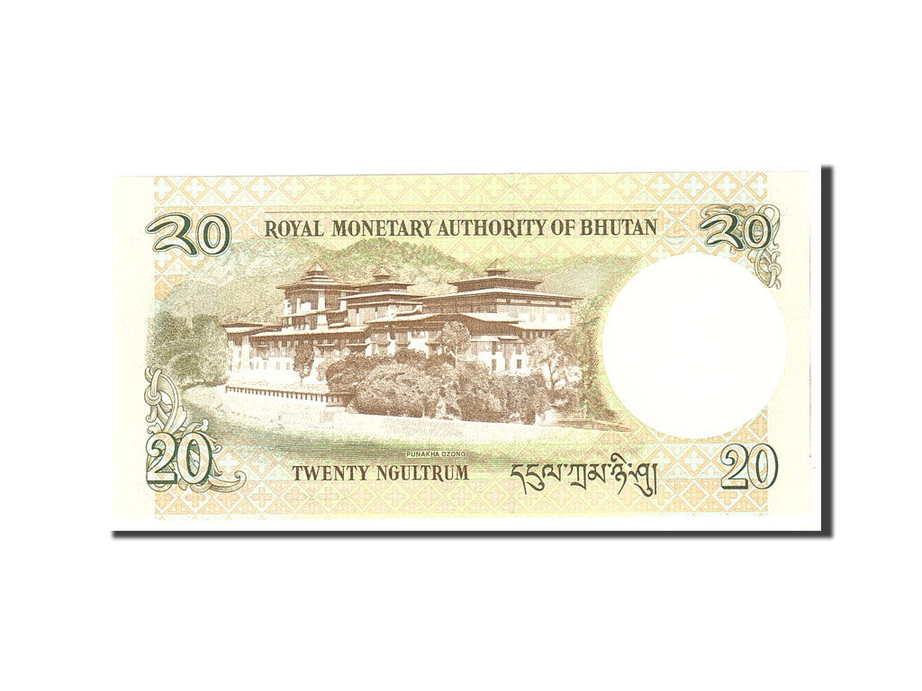 Banknote, Bhutan, 20 Ngultrum, 2006, Undated, KM:30, UNC(65-70)