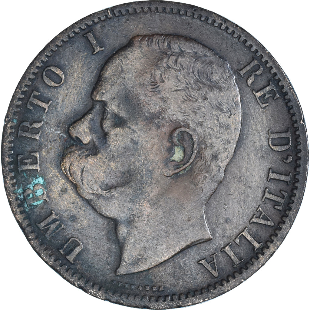 Munten, Italië, Umberto I, 10 Centesimi, 1894, Rome, FR+, Koper, KM:27.1