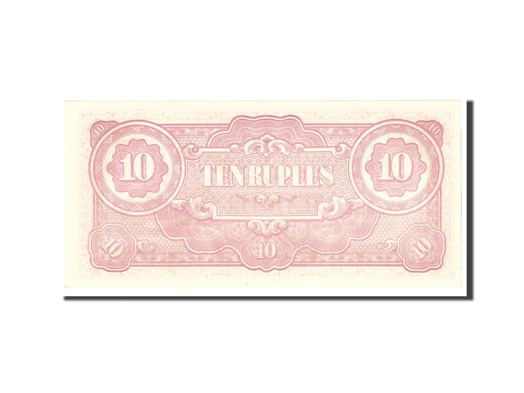 Banknote, Burma, 10 Rupees, 1942, Undated, KM:16a, UNC(65-70)