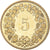 Moneta, Svizzera, 5 Rappen, 2015, BE, BB+, Alluminio-bronzo, KM:26c