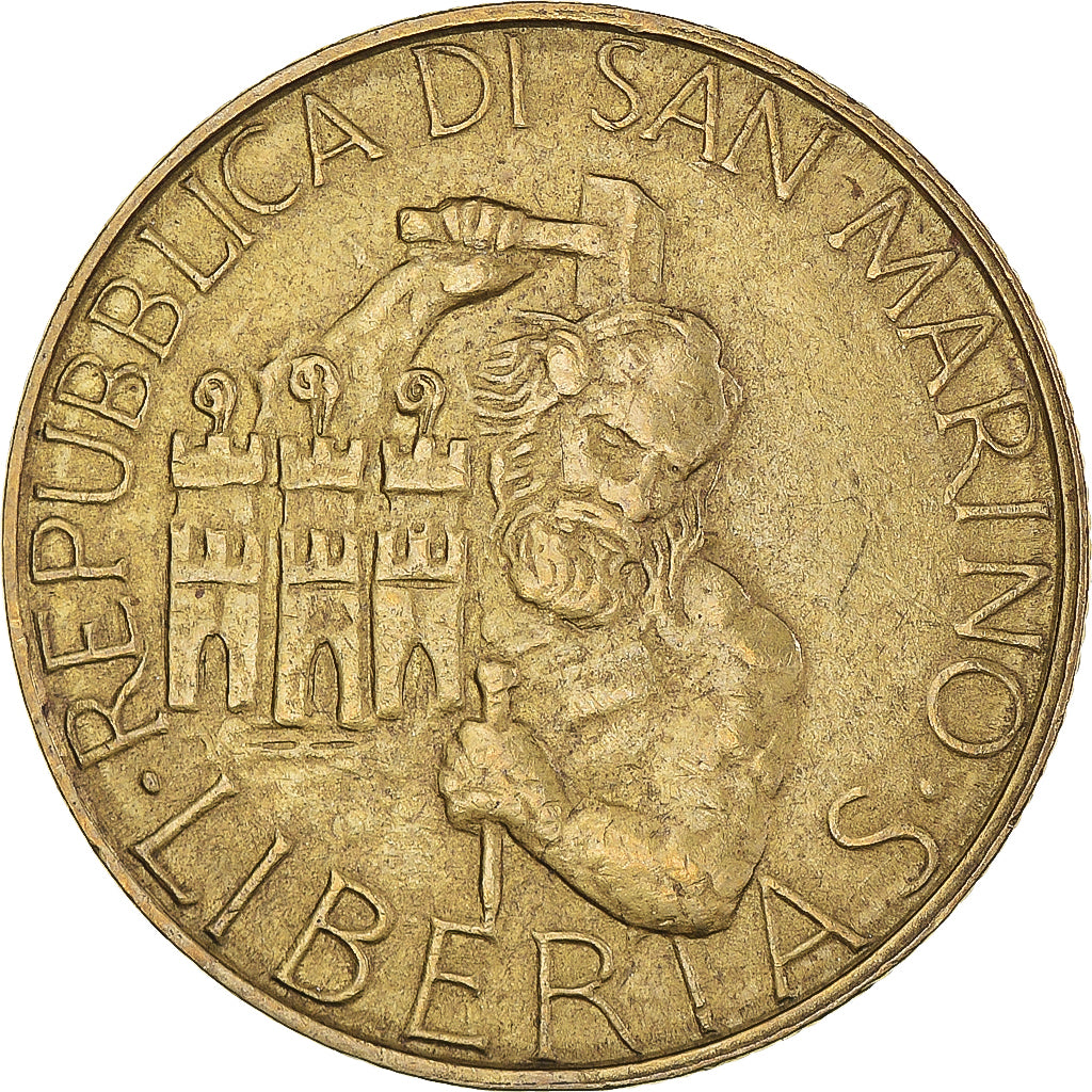 Munten, San Marino, 200 Lire, 1994, Rome, FAO, FR+, Aluminum-Bronze, KM:313