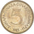 Münze, Jugoslawien, 5 Dinara, 1985, SS, Nickel-brass, KM:88